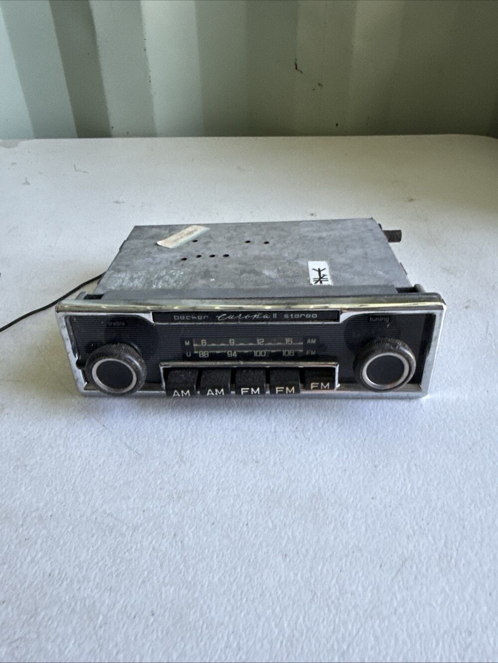 Becker Carona ll Car Stereo Vintage Untested